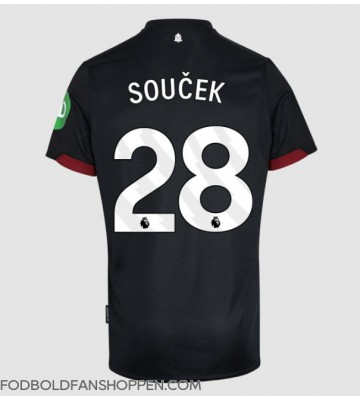 West Ham United Tomas Soucek #28 Udebanetrøje 2024-25 Kortærmet